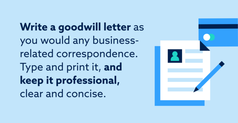 What Is A Goodwill Letter? 